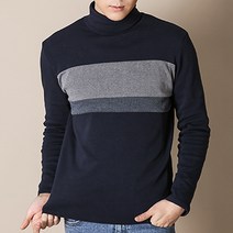 블루포스 남성용 BG터틀 기모 매어디 긴팔 티셔츠 국내생산 폴라티