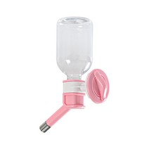볼 행거 자동 물병 애견 용품 하늘비즈 C16 I197Z007, 핑크330ML