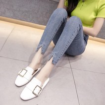 새로운 스키니 하이 웨이스트 스키니 네티 청바지