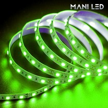마니LED 주문제작 플렉시블 3528 5050 LED바 12V 24V 10cm, 5050 비방수 흰띠 12V 10cm 그린, 1개