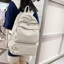 대학생용 교재수납 귀여운지퍼 키링홀더 백팩 교복매치 소풍용