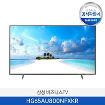 삼성 65인치 4K UHD 스마트 비즈니스 TV HG65AU800NFXKR 사이니지 1등급 호텔 티비 스탠드형/, 벽걸이형(옵션선택_삼성무료설치)