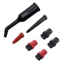 해빙기 고온 고압 스팀 청소기 karcher sc1-sc7 ctk10 ctk20 액세서리 교체용 부스터 노즐 증가 압력 노즐, 7pcs 블랙 레드, 6v