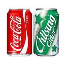 코카콜라 업소용 355ml 24입+칠성사이다 업소용 355ml 24입 (F3)