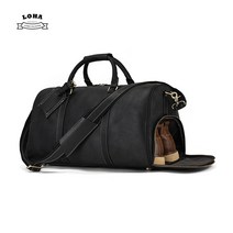 소 가죽 빈티지 보스턴백 헬스가방 9804 black