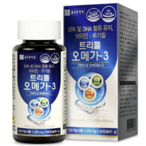 종근당건강 오메가3 60일분 영양제 혈액순환제 임산부 rtg 청소년 어린이 선물 갱년기 눈건강 혈행개선