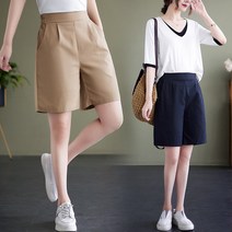 여성린넨반바지PT520 M~2XL 다양한사이즈로 시원한여름을 큰옷가게 쿠쿠디몰