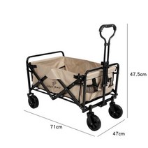 캠핑용웨건 수레 150KG 휴대용 접이식트롤리 캠핑 장비 보관 카트 와곤 구루마, Small Size, 없음