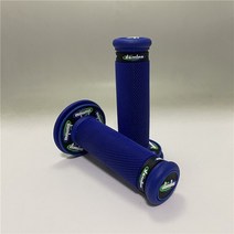 오토바이 핸들 바 그립 22mm 유니버설 스즈키 혼다 야마하 가와사키 베스파 모토 크로스 수정 액세서리, 04 all blue
