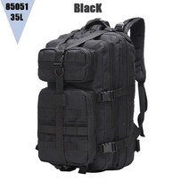 케일 배낭 가방 트레일러닝백 25l 35l 전술 야외 몰리 하이킹 트레킹 캠핑 스포츠 남자 방수 등반 군대 군사, 35리터 블랙