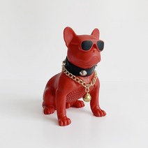 자르 블독 스피커 강아지 블루투스, S레드 + 포함