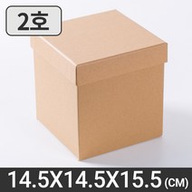 무지 선물상자 2호(크라프트) 싸바리박스 답례품 포장, 1GK6_무지상자2호(KR)