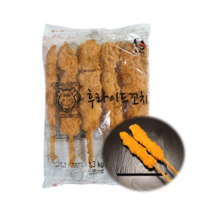[청우 그린쉘] 후라이드 꼬치 1.3kg(130gx10개) + 소스(500g) 세트 / 불닭소스or꼬치소스 / 휴게소 닭꼬치, 3. 청우 후라이드꼬치(1.3kg) 단품