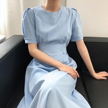 여성 어깨퍼프 바캉스룩 원피스 해외여행 리조트 호캉스 룩 휴가지 사이판 패션 원피스