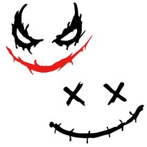 JOKER 조커 차량용 데칼 튜닝 스티커, 1개, 선택-2그린(소)
