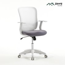 디비아 체어 화이트 그레이 책상의자 공부 학생 사무실 독서실 의자
