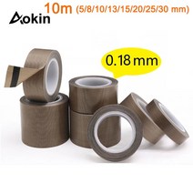 단열재 단열필름 접착식 보온재 바닥 외벽 10m PTFE 테이프 0.13/0.18mm 300 도 고온 저항 접착 천 단열 씰, [02] 0.18mm, [01] 10m, [06] 15mm
