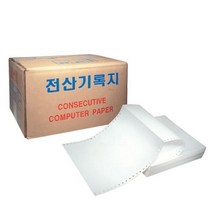 UMF545012한은페이퍼 전산용지 132C 순백지 15x11 1800매 단 200017 - 프린터 팩스 복사지