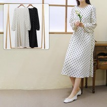 빅사이즈 옷 쉬폰도트플레어원피스 21D309R 여성의류