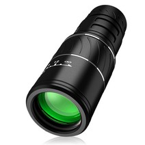 야간 투시경 40x60 hd 광학 bak4 망원경 단안 휴대용 고출력 망원경 사냥 조류, 검은 색, 협력사