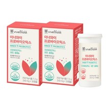 서울대 연구진 개발 질 유래 100억 유산균 이너와이 프로바이오틱스 아연 셀레늄, 240mg X 30캡슐, 2개