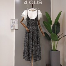 DB_ 4CUS 작은꽃 와이드 점프슈트 (FM1D7PT03696)
