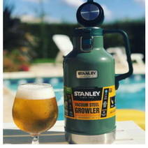 스탠리 그라울러 보온보냉팟 코스트코 보온병 1.9L 500ml 보냉병 어드벤처 보키몰, 500ml-블랙