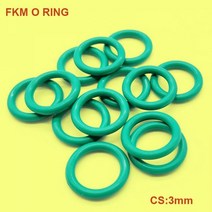 고무오링 CS 3mm FKM O 링 불소 고무 오일 실 와셔 가스켓 O-링 씰링, [159] OD 405mm (1Pcs), [01] 3mm