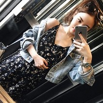 봄날 민소매원피스 나시원피스 랩 플레어 쉬폰 루즈핏 OPC005