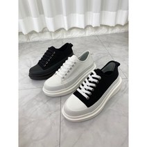 어베인비 5cm 키높이 오버솔 캔버스 스니커즈