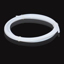 테프론튜브 테프론 호스 1.753.0mm 필라멘트 3d 프린터 부품 용 ptfe 튜브 테플론토 파이프 j 헤드 hotend reprap rostock bowden 점적테이프, 5m 2x4mm, 하얀색