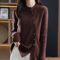 빅사이즈원피스 77 88 99 4XL-5XL 여성 셔츠 100 순수 울 카디건 가을겨울 캐시미어 니트 플러스 사이즈 재킷 사이드 오픈 스웨터 야생 따뜻한 여성 코트