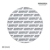 PSP실링지60mm 캡63파이용 10장 과일잼 밀봉포장