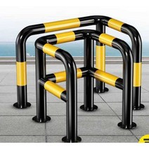 스틸볼라드 L형 볼라드 규격 설치 경광봉 충격보호가드 소화전 벽보호, 1.3m M형 높이 60 x 두께 1.5 (튜브 76개