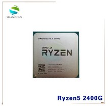 CPU AMD Ryzen 5 2400G R5 pro 3.6 GHz 쿼드 코어 스레드 65W CPU 프로세서 YD2400C5M4MFB 소켓 AM4, 한개옵션0