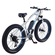 TAOCI 26인치 산악 전기자전거 팻바이크, 13AH 700W, 화이트