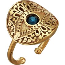 Alex와 Ani Path ofSymbols 여성용 조절 가능 링 Evil Eye Charm .925 스털링 실버 반지 사이즈 69에 적합