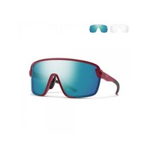 SMITH 스미스 바브캣 매트 멀롯 크로마팝 오팔미러 (야간용 투명 클리어 렌즈포함) 자전거 스포츠고글 선글라스 온라인 매장 대전 세종 전국배송