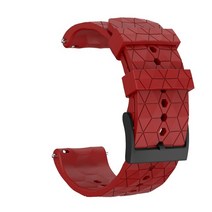 순토 다이빙컴퓨터시계 suunto 9 baro 용 티타늄 실리콘 교체 시계 밴드 손목 밴드 스트랩 suunto spartan baro와 호환되는 구리 팔찌, 빨간색