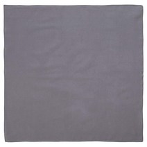 Bandana.com 대형 100% 면 단색 반다나 (55.9 x 55.9 cm(22 22 인치)) 핫핑크 단품 맞춤 프린팅 손수건 머리띠 헤드 스카프용 양면 [미국 직배송], Dark Grey