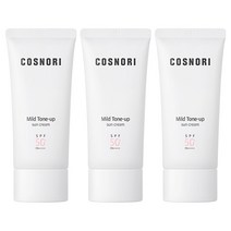 코스노리 마일드 톤업 선크림 SPF50+ PA++++, 50ml, 3개