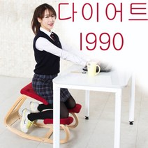 바른자세 허리디스크 의자 거북목 척추협착증 공시생 체형교정 무릎의자, 블루, 1개