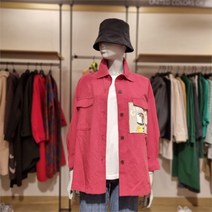 베네통 NC11 블라우스형 점퍼 프린트 점퍼 bajp08212