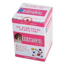 인트라젠 강아지 영양제 200정 60g 관절영양제, 1개