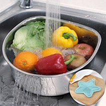 쿡차미 스텐설거지통 D형 + 쿡차미 실리콘수세미
