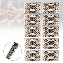 견고한 바이올린 활 가죽 스킨 엄지 첼로 랩 더블베이스 Acro 교체 만들기 10 개, 04 10PCS White