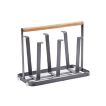 컵걸이 컵건조대 거치대 정리대, 상품선택, 손잡이우드_화이트