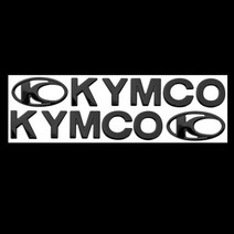 페어 3D 오토바이 레이싱 스티커 엠블럼 비닐 범퍼 모토 노트북 DIY 자전거 KYMCO AK550 AK 550 흡수 호환용, 1 SET Black, 1개