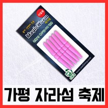 가평송어축제 매직웜 교체용 5개입 얼음낚시 미끼 웜, 단품