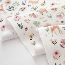 친환경 오가닉원단 면30수 큐티포레스트